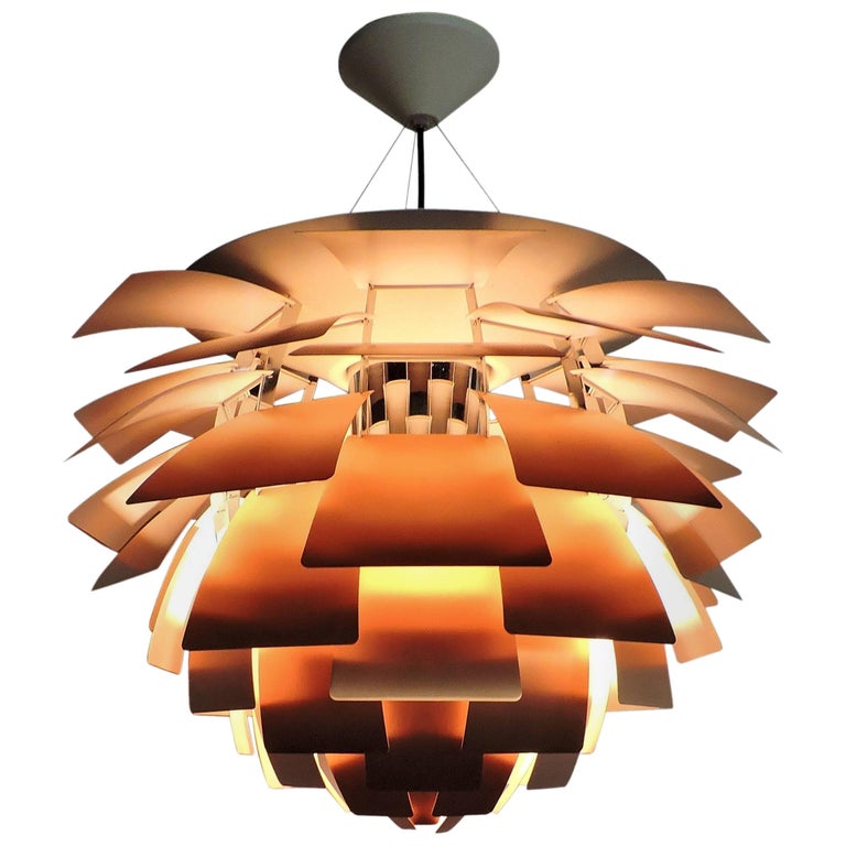 Largest Size PH Artichoke Poul Henningsen Pendant Lamp Light, Danish Modern  at 1stDibs | danish artichoke lamp, artichoke light, light in danish