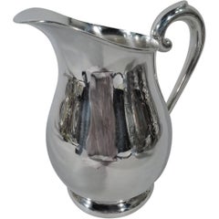 Elegant Sterling Silver Water Pitcher by Cartier