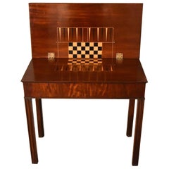 Fine Chippendale triple Top Games Table