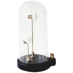 Mini Germes de Lux, Table Lamp by Thierry Toutin, Black and Brass on Demand