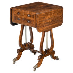Regency Period Rosewood Table of Small Proportions