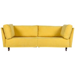 Brühl & Sippold Carousel Fabric Sofa Three-Seat Yellow