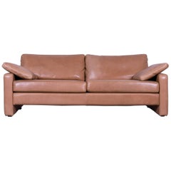 COR Conseta Leather Sofa Brown Anilin-Leather Three-Seat