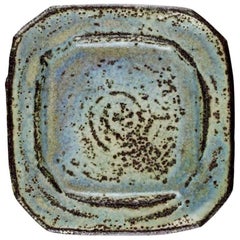 Lis Ehrenreich, Own Workshop, Large Ceramic Dish in Rustic Style