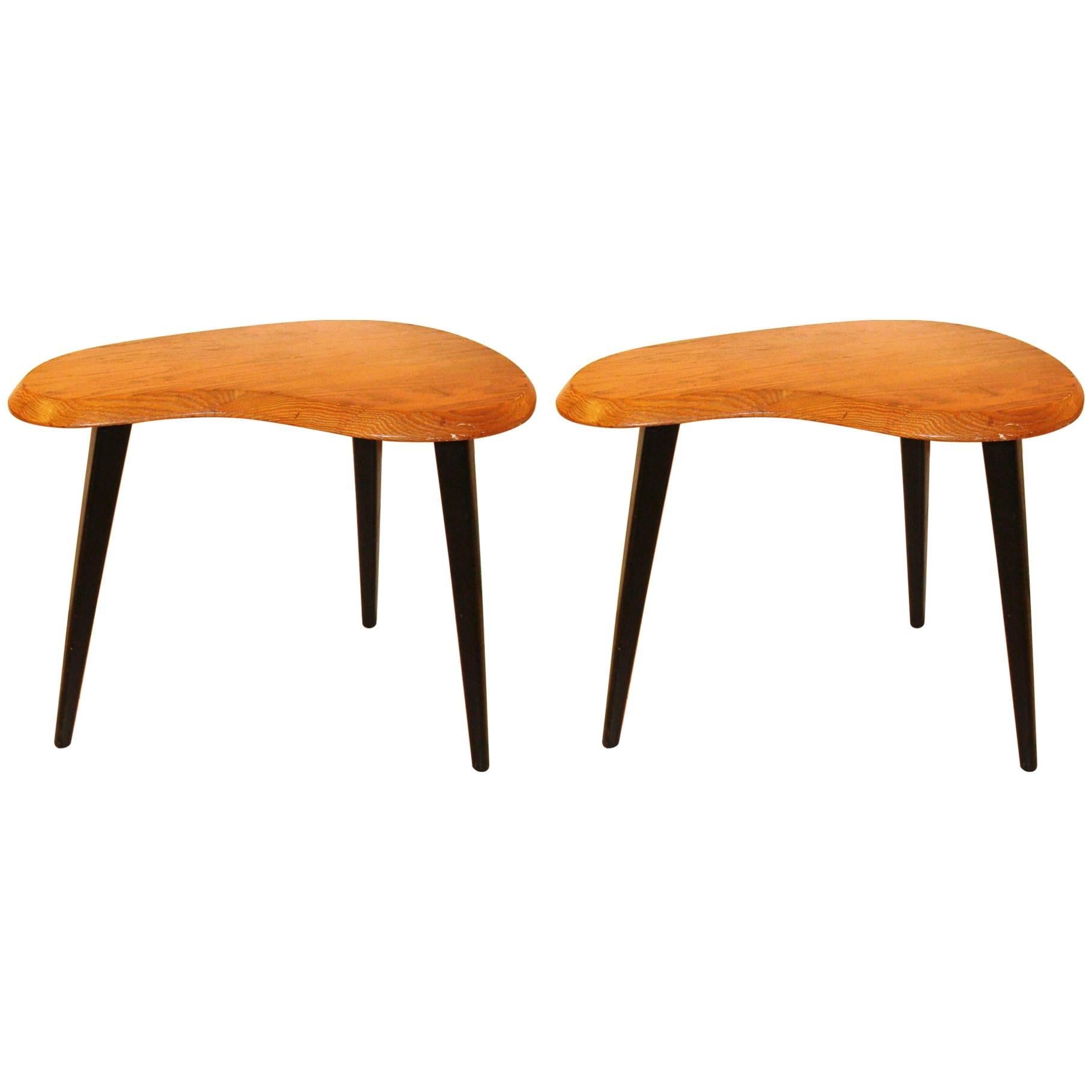 Pair of Midcentury Side Tables For Sale