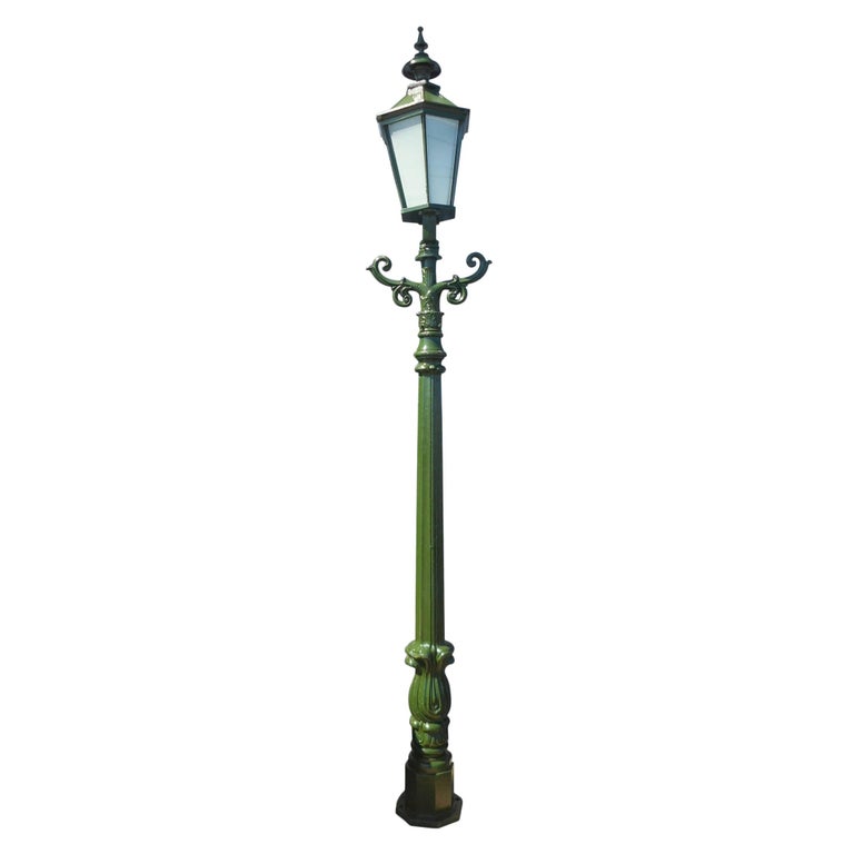 Impressive Cast Iron Street Lamp For Sale at 1stDibs