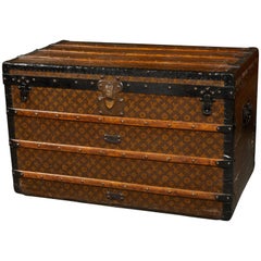 Antique 1920s Louis Vuitton Steamer Trunk