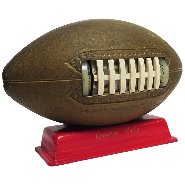 Rare 1948 "Gridiron" Football Radio at 1stDibs