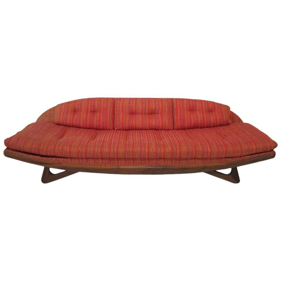 Gorgeous Adrian Pearsall Gondola Sofa Mid-Century Danish Modern