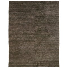Noche Brown Hand-Knotted Jute Rug by Nani Marquina & Ariadna Miquel, Small