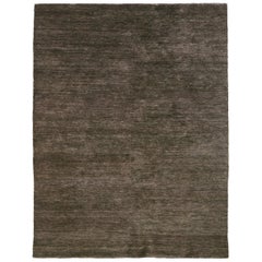 Tapis de jute noué à la main Noche Brown de Nani Marquina & Ariadna Miquel, Petit