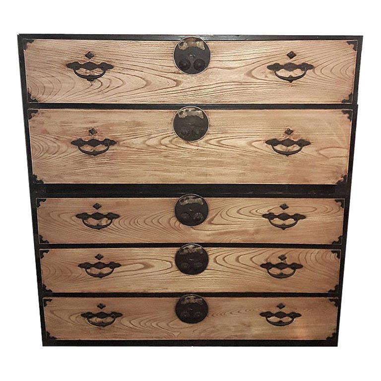 Tansu Chest from Japan, Showa Period, Mid-20th Century