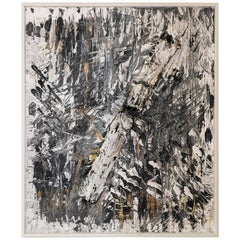 Andrea Brandi "Untitled" Mixed-Media Abstract Painting, Italy, 2018