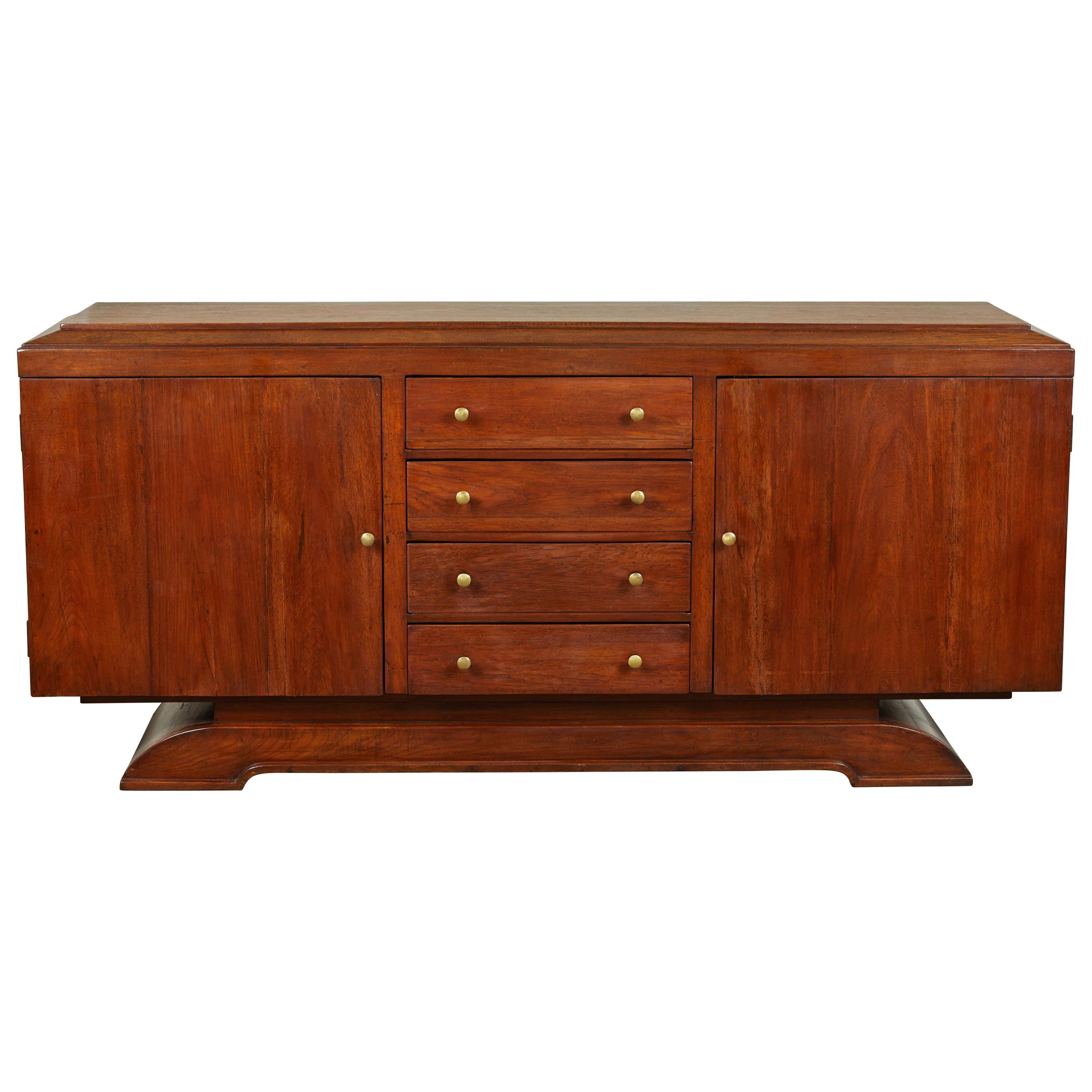 Early 20th Century Colonial Art Deco Rosewood Sideboard