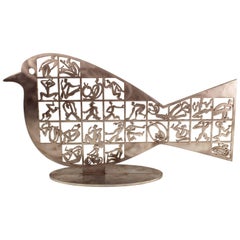 David Gerstein 'Soul Bird' Modern Metal Sculpture