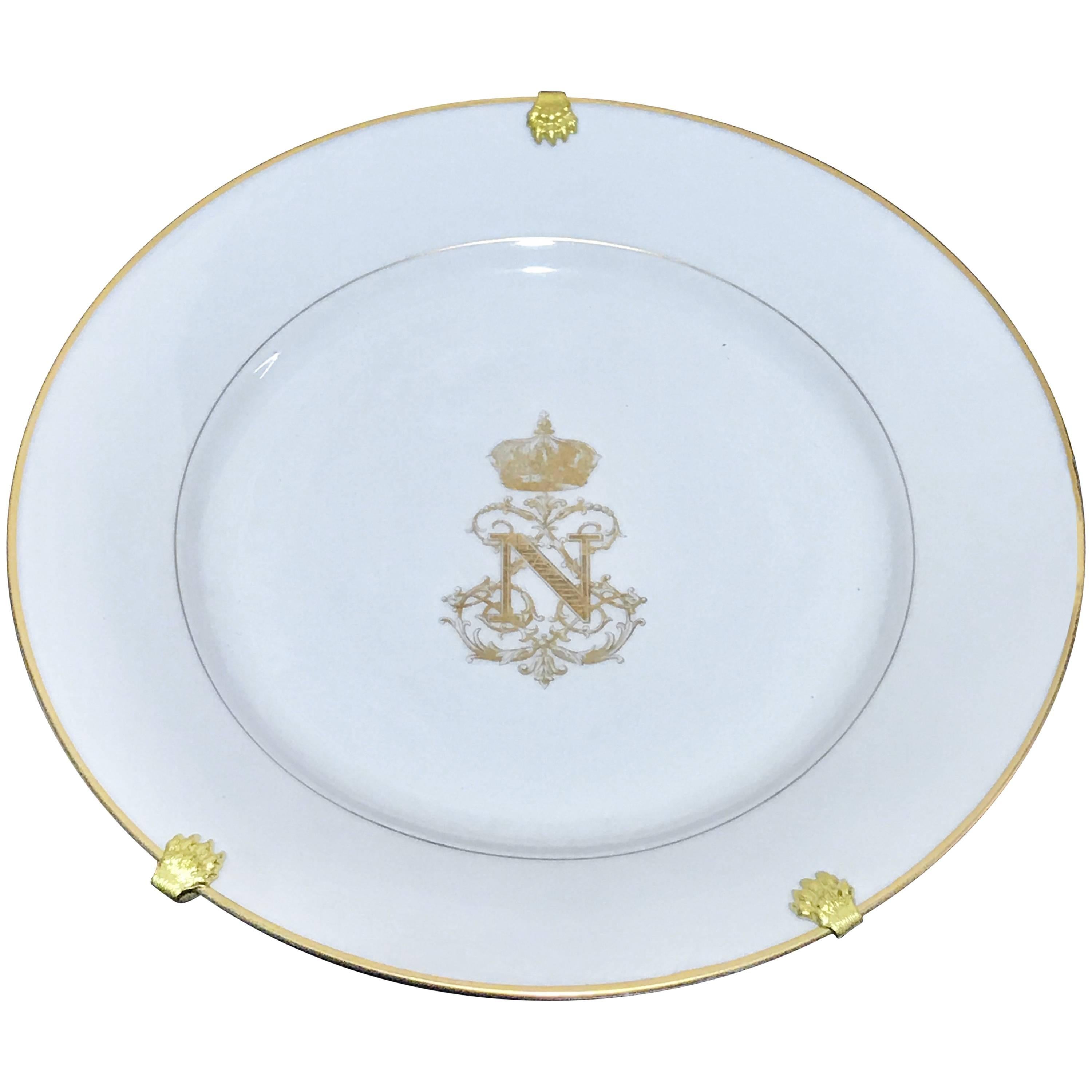Sèvres Plate from the Service of Napoleon III