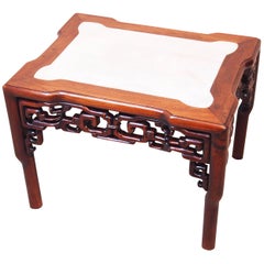 Antique 19th Century Oriental Hardwood Coffee Table