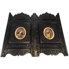 19th Century, Portraits of Shah Jahan 'Mughal Emperor' and His Wife