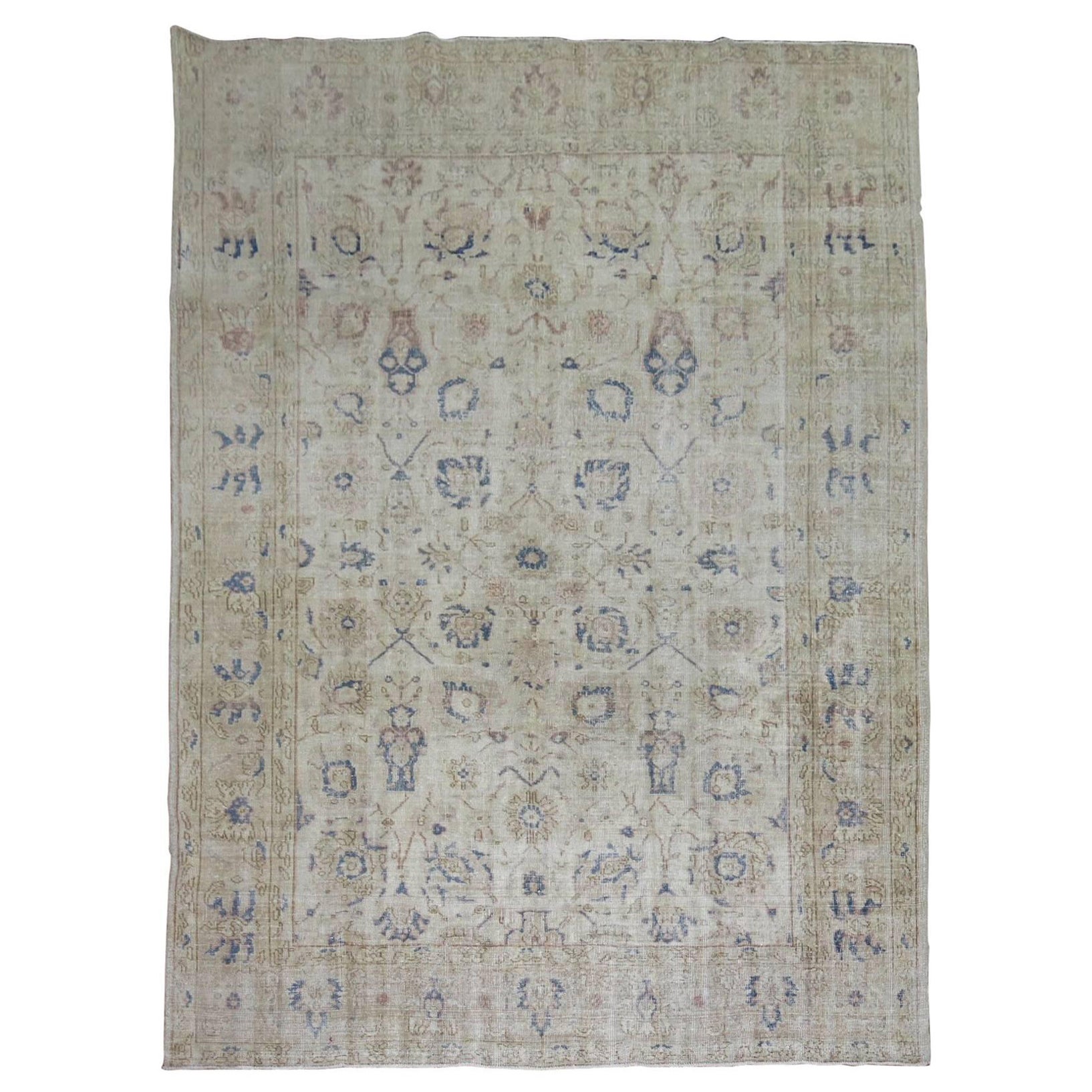 Zabihi Collection Worn Turkish Rug For Sale