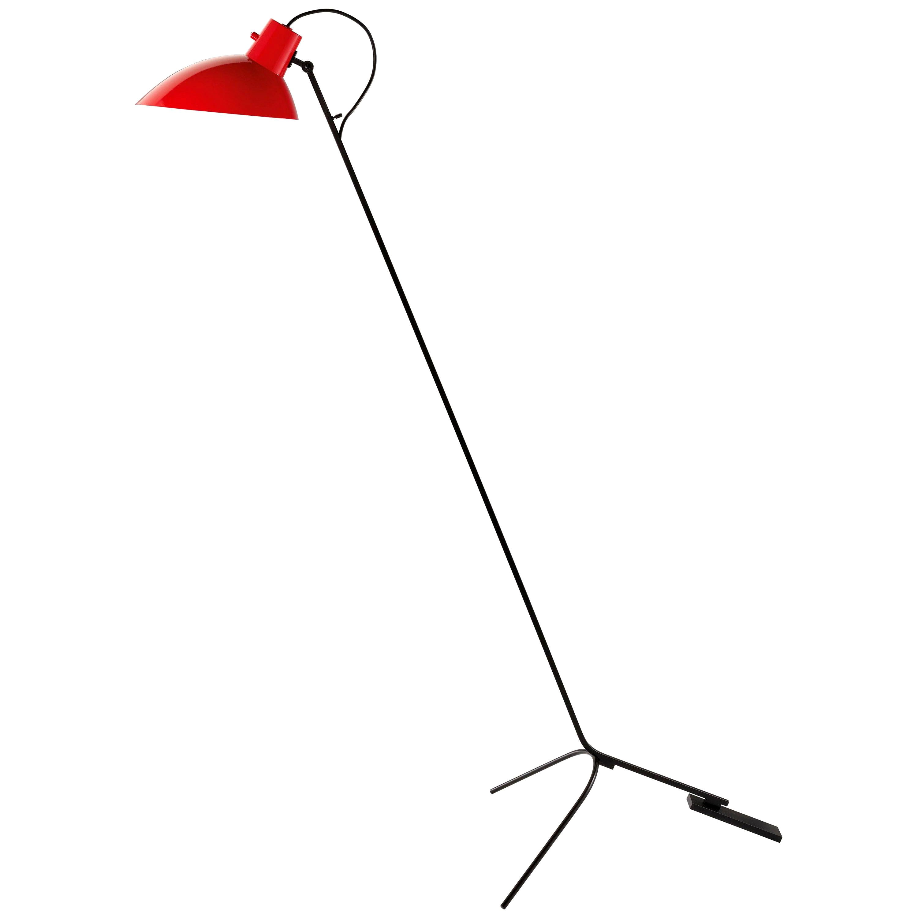 Vittoriano Viganò 'VV Cinquanta' Floor Lamp in Red