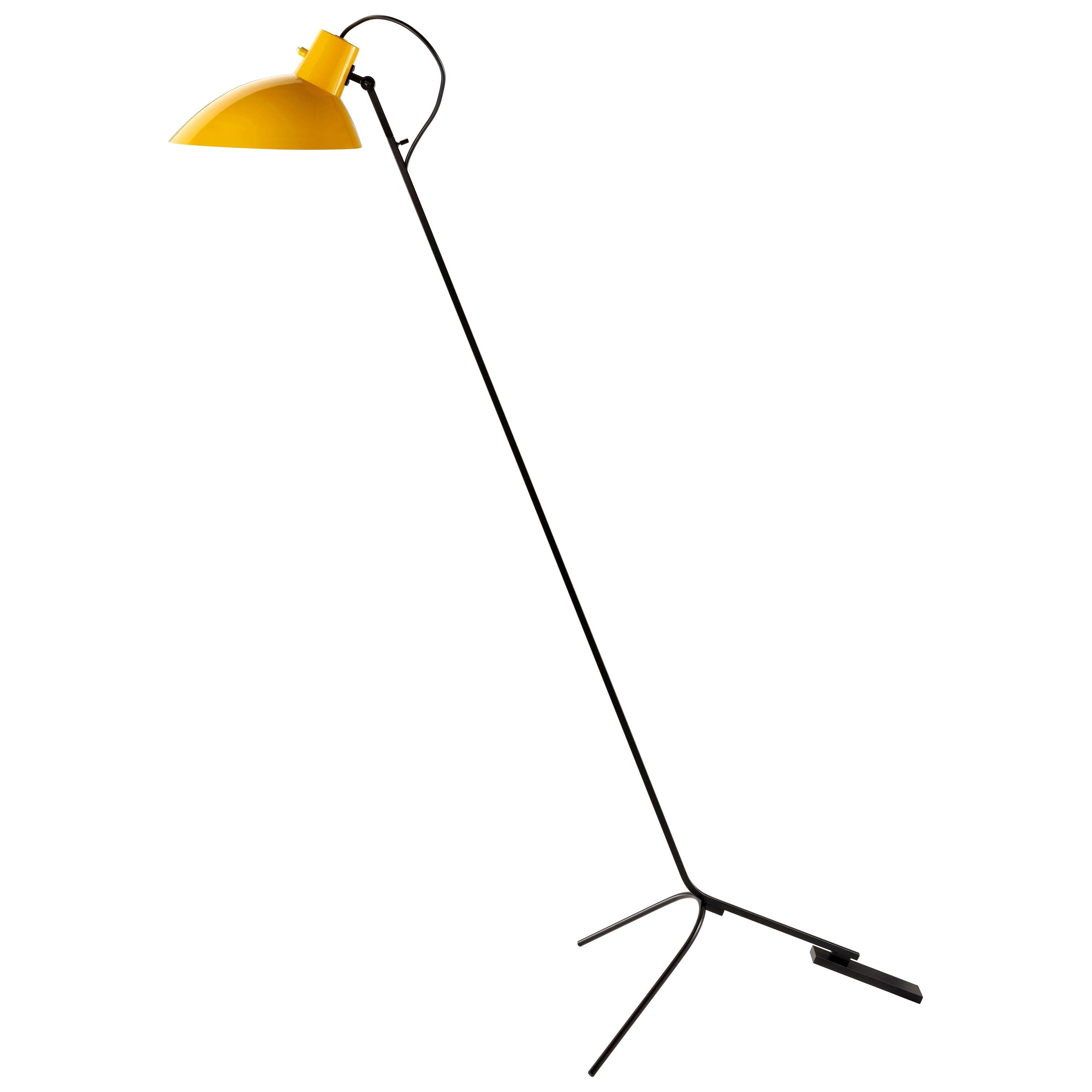 Vittoriano Viganò 'VV Cinquanta' Floor Lamp in Yellow for Astep