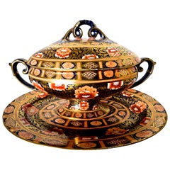 Ashworth Ironstone Three-Piece Tureen Set, English, circa 1872