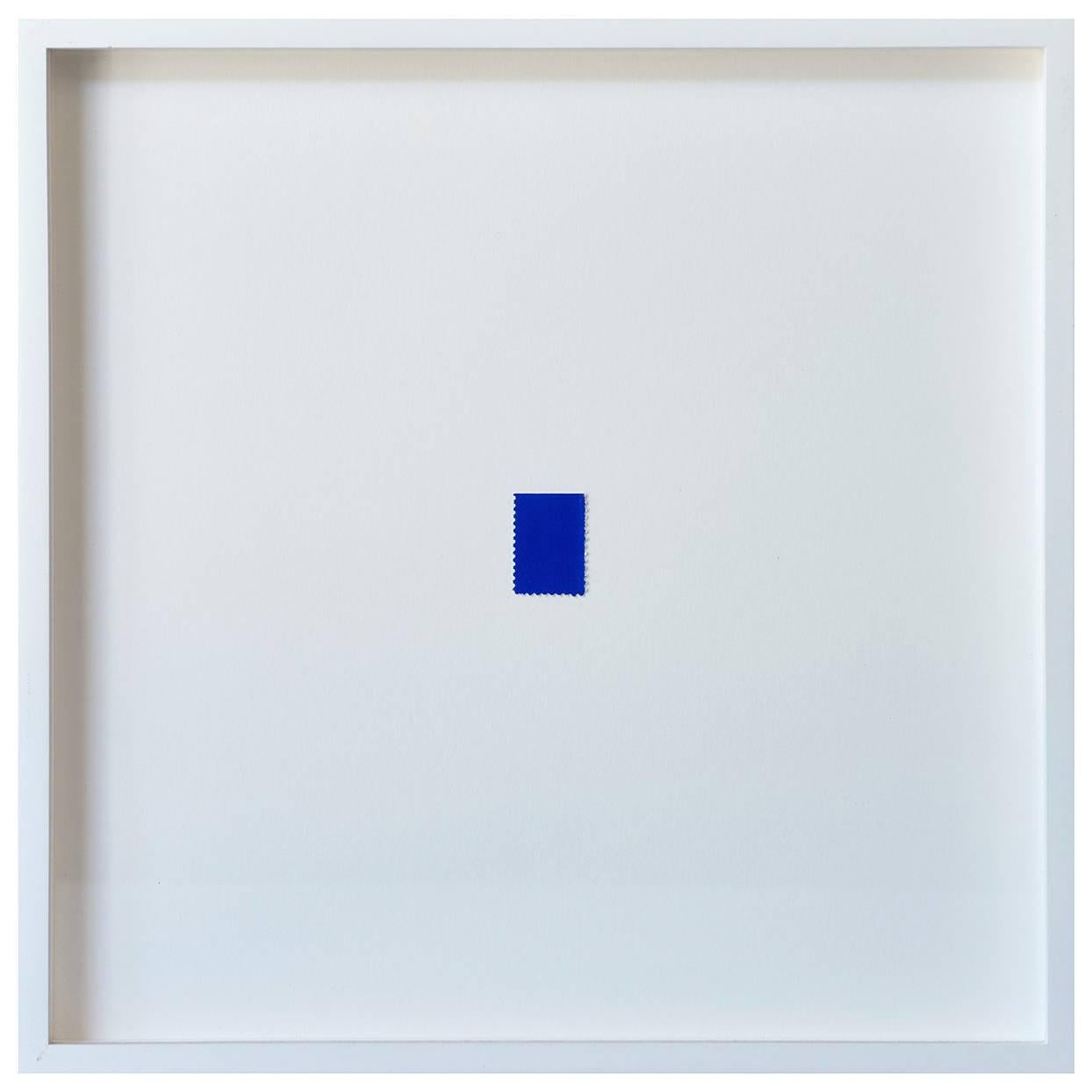 Blue Stamp by Yves Klein