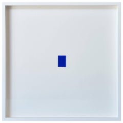 Vintage Blue Stamp by Yves Klein