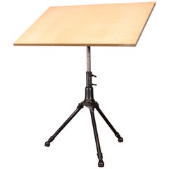 Antique Cast Iron Drafting Table by A. Hoffman Co. 1910 Rochester, NY