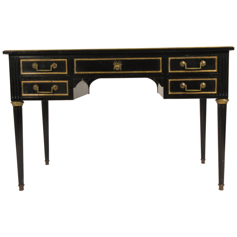 Directoire Leather Top French Style Desk For At 1stdibs Directoire Leather Top French Style Desk For