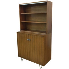 George Nelson China Cabinet and Hutch for Herman Miller in Walnut