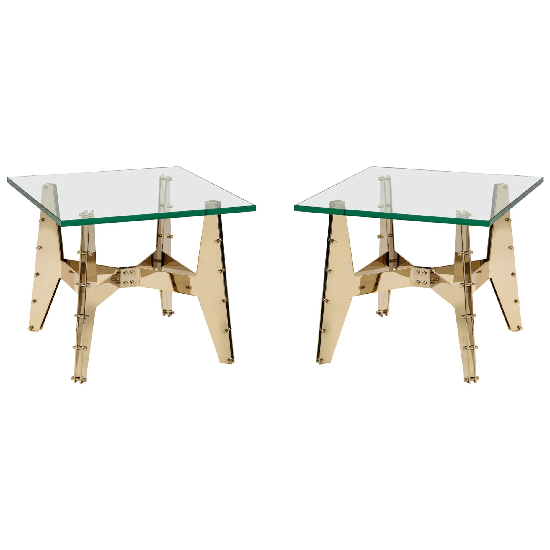 Pair of MCM Side Tables For Sale at 1stDibs