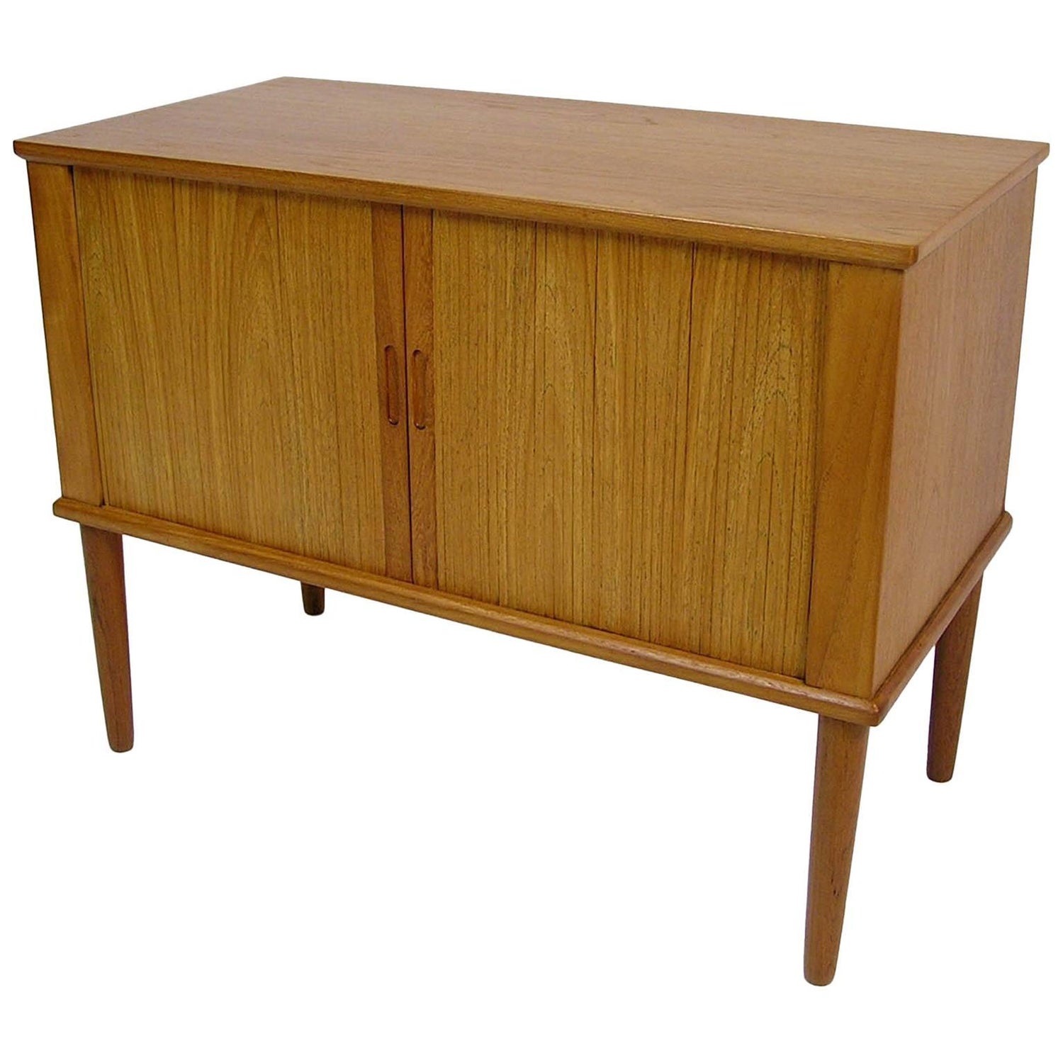 Danish rosewood cabinet with tambour doors by kai kristiansen at 1stdibs Thorengaard