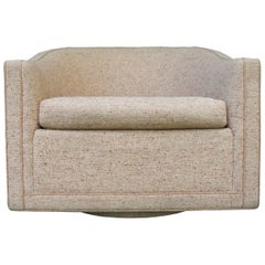 Modern Swivel Chair by Jack Lenor Larsen for Larsen Furniture