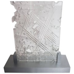 Munsteiner Sculpture Quartz with Phantom Crystals