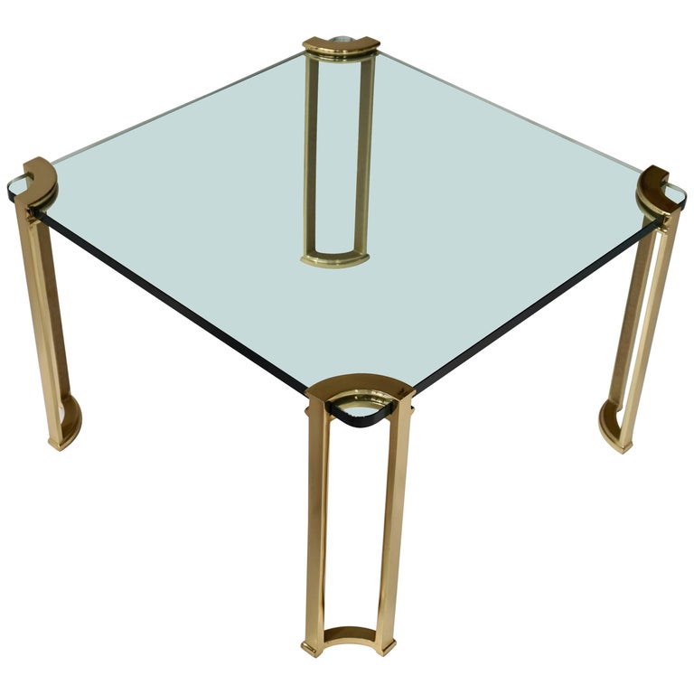 Very Unique Golf Coffee Table in Plaster and Glass at 1stdibs