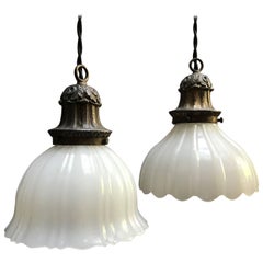 milk glass chandeliers and pendants 165 for sale at 1stdibs