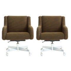 Retro Pair of Roger Lee Sprunger Office Chairs