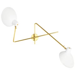 Vittoriano Viganò 'VV Cinquanta Twin' Wall Lamp in White