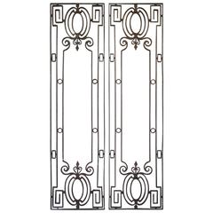 Pair of Wrought Iron Door Guards 4