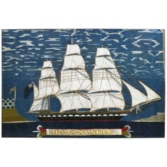 Sailor's Woolwork of HMS Nankin, circa 1865