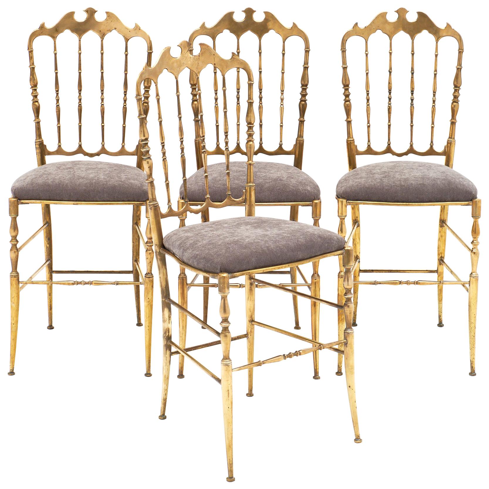 Four Vintage Chiavari Chairs