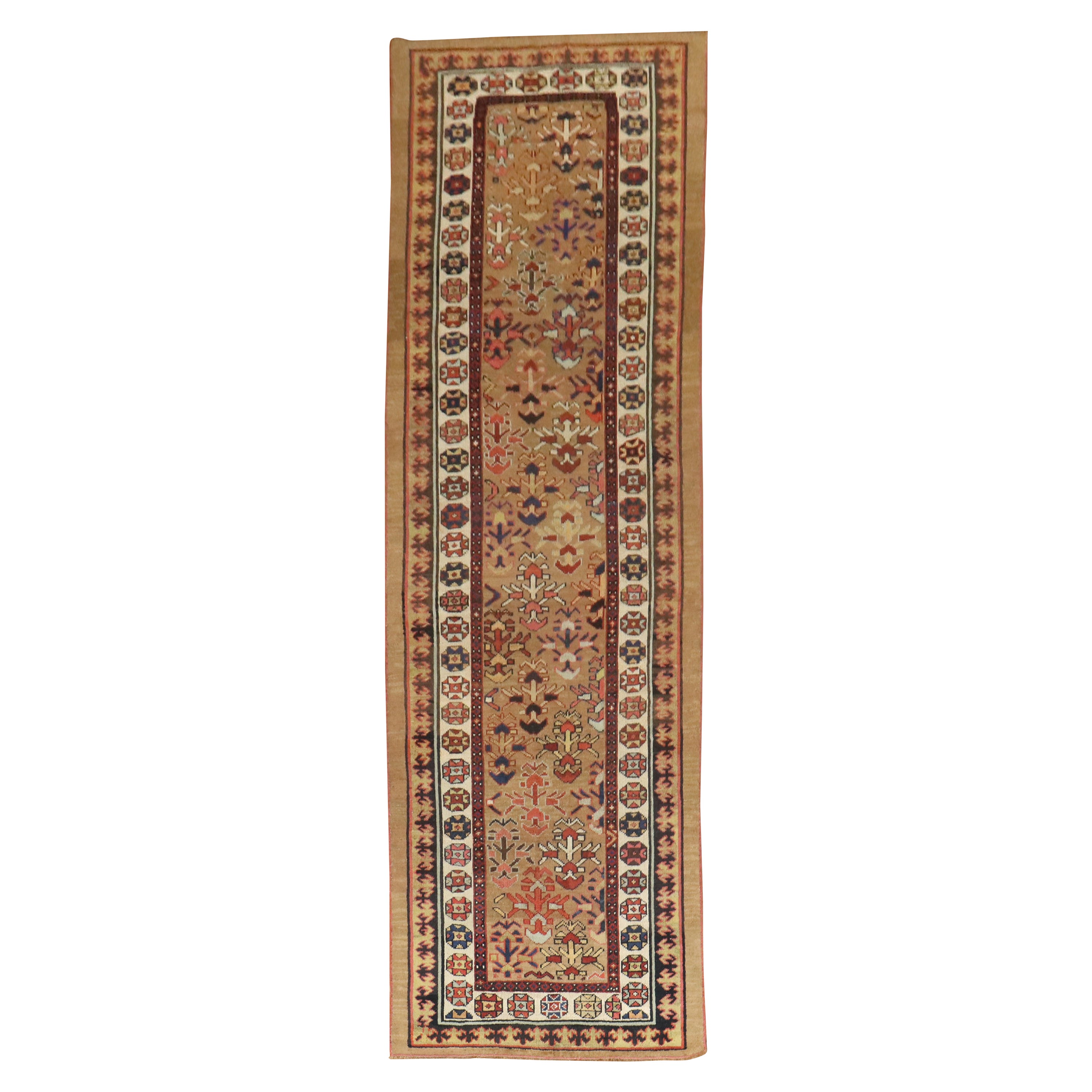Antique Persian Bakshaish Runner For Sale