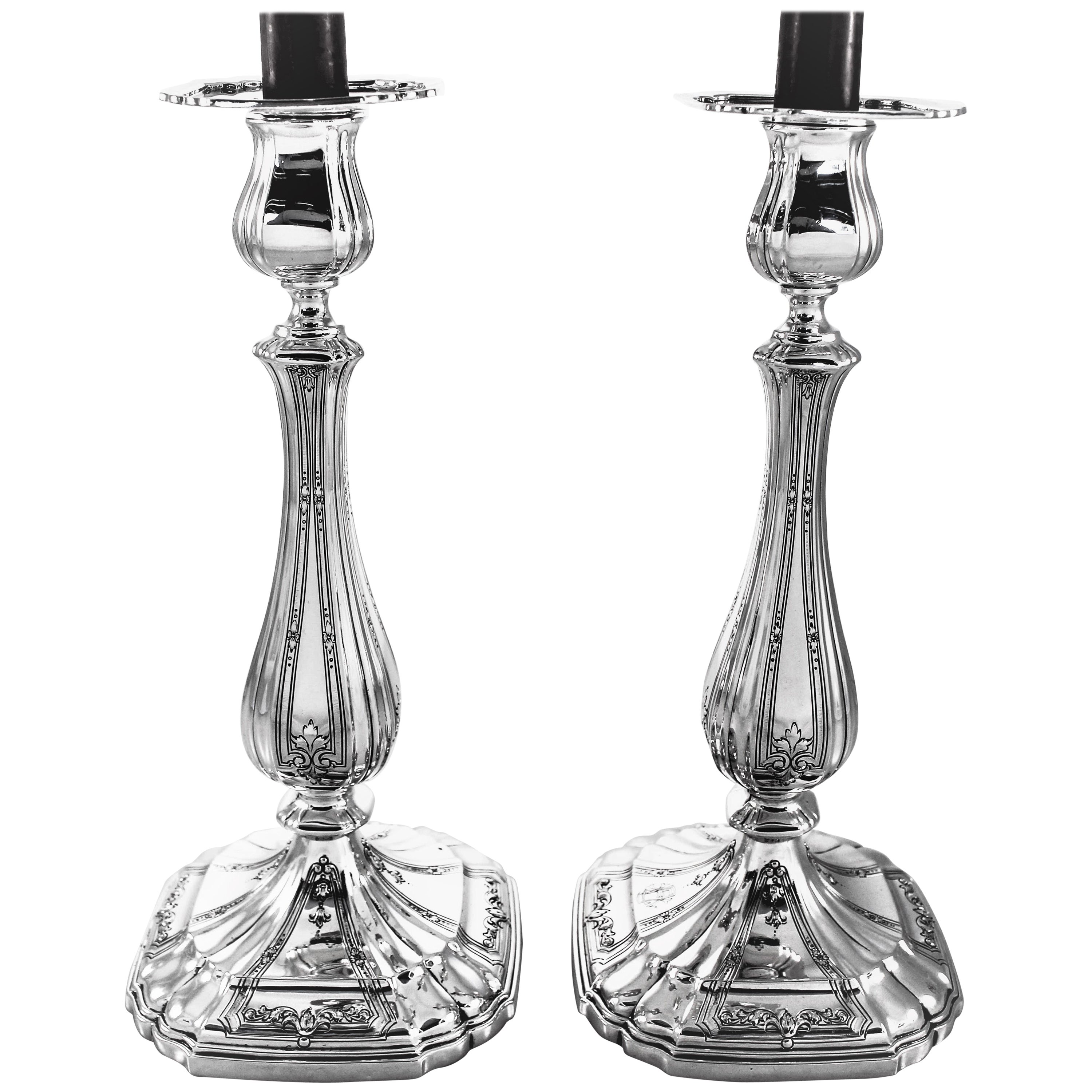 Sterling Candlesticks For Sale at 1stDibs