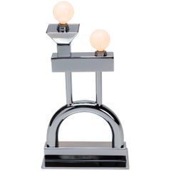 Dorothy Table Lamp in Chrome by Another Human, Modern Sculptural Light
