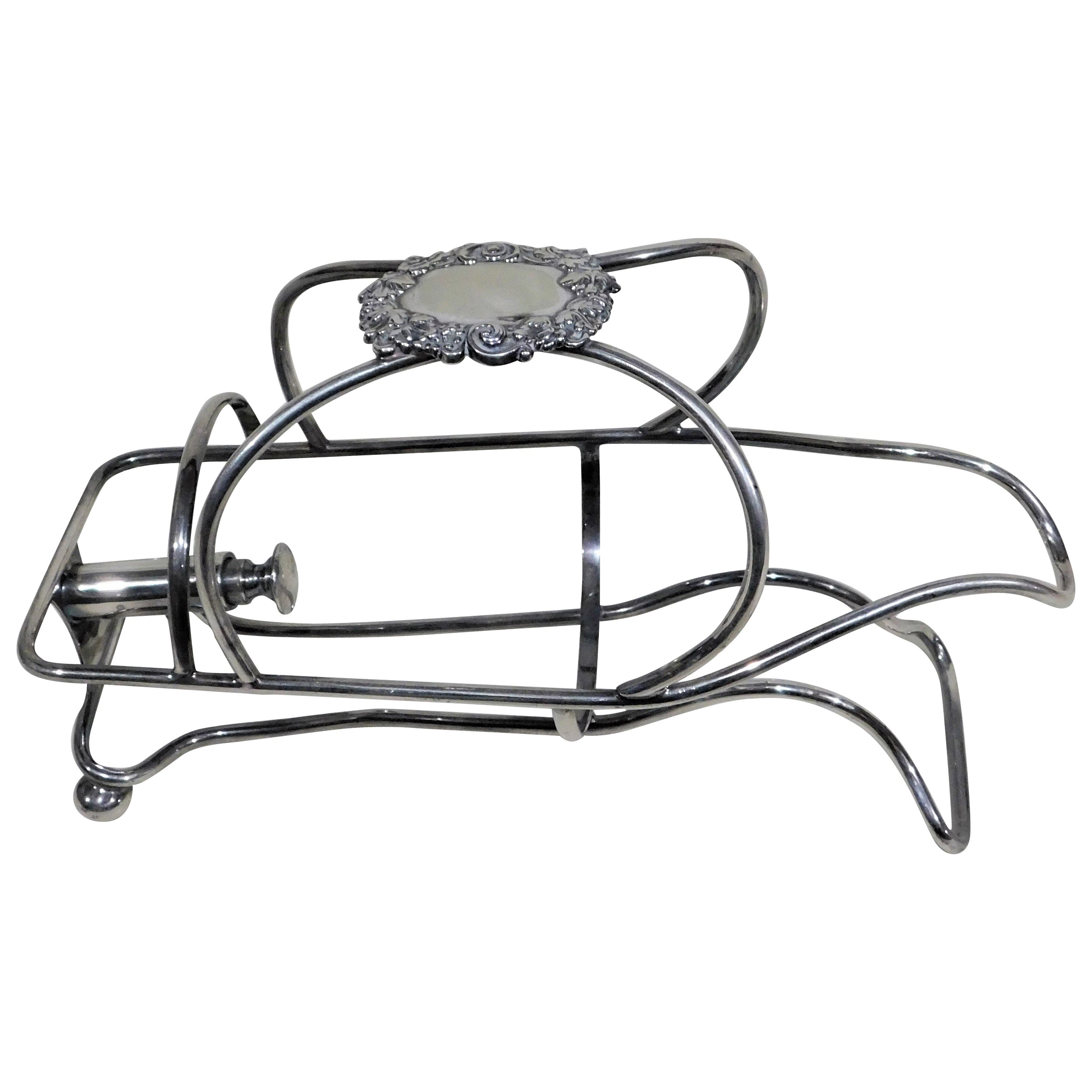 Gorham Silver Plate Wine Bottle Holder/Pourer For Sale at 1stDibs