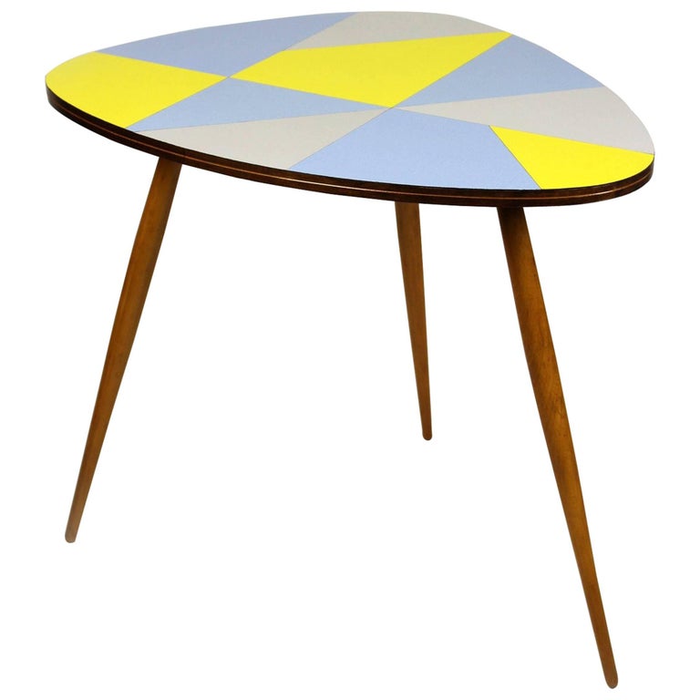 Czech Multicolored Formica Coffee Table 1960s For At 1stdibs Czech Multicolored Formica Coffee Table 1960s For