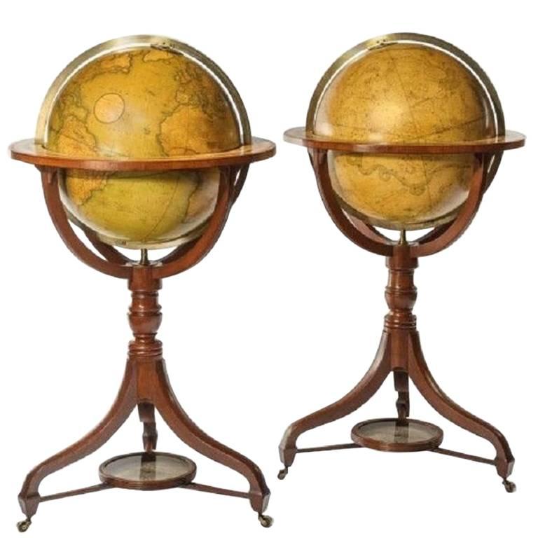 Globes For Sale >> Fine Pair Of Cary S Floor Standing Library Globes For Sale At 1stdibs Globes For Sale >> Fine Pair Of Cary S Floor Standing Library Globes For Sale At 1stdibs