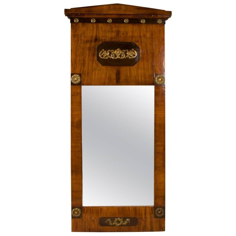 19th Century Northern European Neoclassic Biedermeier Mirror