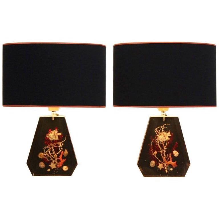 Amazing Pair Of French Sea Life Table Lamps France For At 1stdibs Amazing Pair Of French Sea Life Table Lamps France For